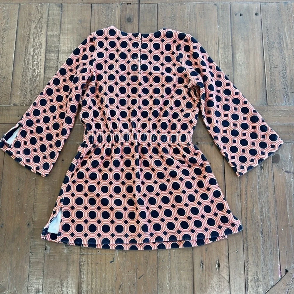 Janie and jack geometric Terrycloth dress